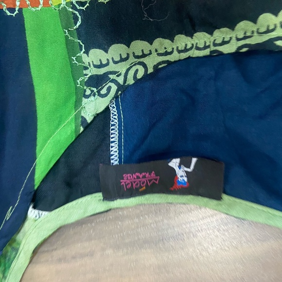 Colorful Patchwork Women’s Mini Dress - Picture 3 of 5